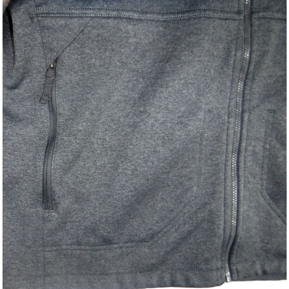 The North Face Mens Windwall Thermal Lined Zip Jacket Gray Size Medium - Picture 12 of 13